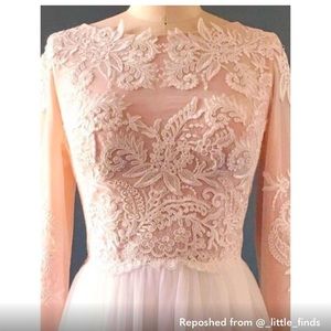 Modest boho wedding dress!